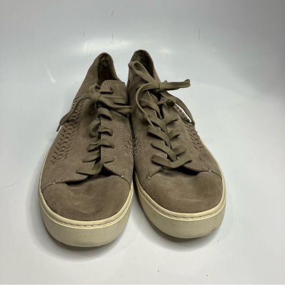 Toms Lennox Desert taupe lace up shoes size 12 - Picture 3 of 8